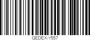 Código de barras (EAN, GTIN, SKU, ISBN): 'GEDEX-Y557'