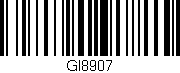 Código de barras (EAN, GTIN, SKU, ISBN): 'GI8907'