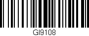 Código de barras (EAN, GTIN, SKU, ISBN): 'GI9108'