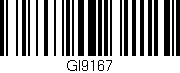Código de barras (EAN, GTIN, SKU, ISBN): 'GI9167'