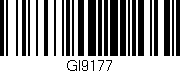 Código de barras (EAN, GTIN, SKU, ISBN): 'GI9177'