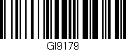 Código de barras (EAN, GTIN, SKU, ISBN): 'GI9179'
