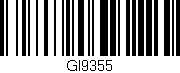 Código de barras (EAN, GTIN, SKU, ISBN): 'GI9355'