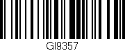 Código de barras (EAN, GTIN, SKU, ISBN): 'GI9357'