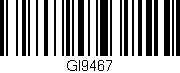 Código de barras (EAN, GTIN, SKU, ISBN): 'GI9467'