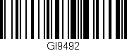Código de barras (EAN, GTIN, SKU, ISBN): 'GI9492'