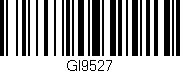 Código de barras (EAN, GTIN, SKU, ISBN): 'GI9527'