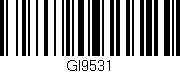 Código de barras (EAN, GTIN, SKU, ISBN): 'GI9531'