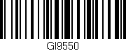 Código de barras (EAN, GTIN, SKU, ISBN): 'GI9550'