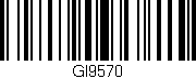 Código de barras (EAN, GTIN, SKU, ISBN): 'GI9570'