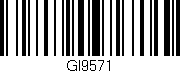 Código de barras (EAN, GTIN, SKU, ISBN): 'GI9571'