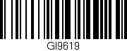 Código de barras (EAN, GTIN, SKU, ISBN): 'GI9619'