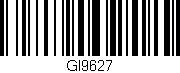 Código de barras (EAN, GTIN, SKU, ISBN): 'GI9627'