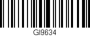 Código de barras (EAN, GTIN, SKU, ISBN): 'GI9634'
