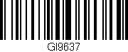 Código de barras (EAN, GTIN, SKU, ISBN): 'GI9637'