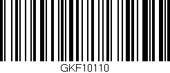 Código de barras (EAN, GTIN, SKU, ISBN): 'GKF10110'