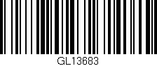 Código de barras (EAN, GTIN, SKU, ISBN): 'GL13683'