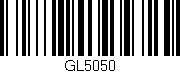 Código de barras (EAN, GTIN, SKU, ISBN): 'GL5050'