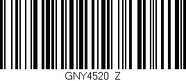 Código de barras (EAN, GTIN, SKU, ISBN): 'GNY4520/Z'