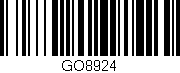 Código de barras (EAN, GTIN, SKU, ISBN): 'GO8924'