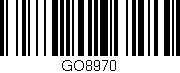 Código de barras (EAN, GTIN, SKU, ISBN): 'GO8970'
