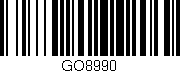 Código de barras (EAN, GTIN, SKU, ISBN): 'GO8990'