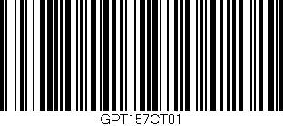 Código de barras (EAN, GTIN, SKU, ISBN): 'GPT157CT01'