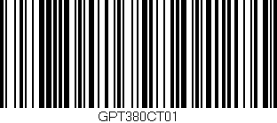 Código de barras (EAN, GTIN, SKU, ISBN): 'GPT380CT01'