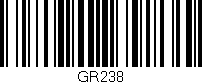 Código de barras (EAN, GTIN, SKU, ISBN): 'GR238'
