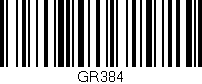Código de barras (EAN, GTIN, SKU, ISBN): 'GR384'