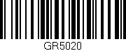 Código de barras (EAN, GTIN, SKU, ISBN): 'GR5020'