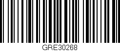 Código de barras (EAN, GTIN, SKU, ISBN): 'GRE30268'