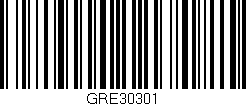Código de barras (EAN, GTIN, SKU, ISBN): 'GRE30301'