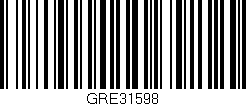 Código de barras (EAN, GTIN, SKU, ISBN): 'GRE31598'