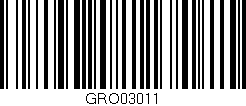 Código de barras (EAN, GTIN, SKU, ISBN): 'GRO03011'