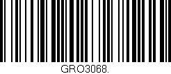Código de barras (EAN, GTIN, SKU, ISBN): 'GRO3068.'