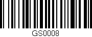 Código de barras (EAN, GTIN, SKU, ISBN): 'GS0008'