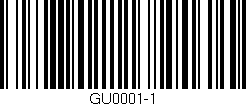 Código de barras (EAN, GTIN, SKU, ISBN): 'GU0001-1'