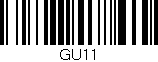 Código de barras (EAN, GTIN, SKU, ISBN): 'GU11'