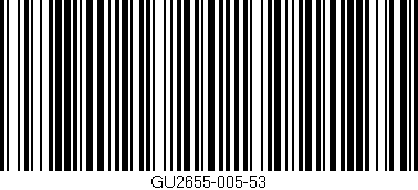 Código de barras (EAN, GTIN, SKU, ISBN): 'GU2655-005-53'