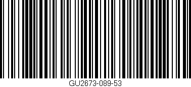 Código de barras (EAN, GTIN, SKU, ISBN): 'GU2673-089-53'