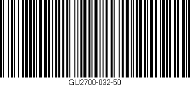 Código de barras (EAN, GTIN, SKU, ISBN): 'GU2700-032-50'