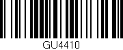 Código de barras (EAN, GTIN, SKU, ISBN): 'GU4410'