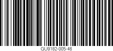 Código de barras (EAN, GTIN, SKU, ISBN): 'GU9182-005-46'