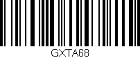 Código de barras (EAN, GTIN, SKU, ISBN): 'GXTA68'