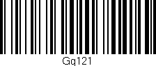 Código de barras (EAN, GTIN, SKU, ISBN): 'Gg121'