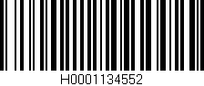 Código de barras (EAN, GTIN, SKU, ISBN): 'H0001134552'