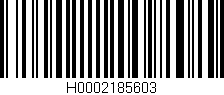 Código de barras (EAN, GTIN, SKU, ISBN): 'H0002185603'