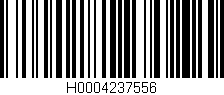 Código de barras (EAN, GTIN, SKU, ISBN): 'H0004237556'