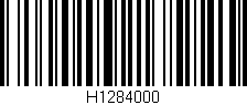 Código de barras (EAN, GTIN, SKU, ISBN): 'H1284000'